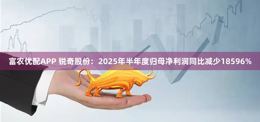 富农优配APP 锐奇股份：2025年半年度归母净利润同比减少18596%